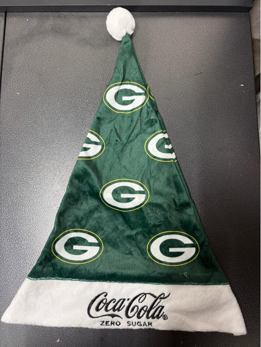 Green Bay Packers & Coca-Cola Santa Hat